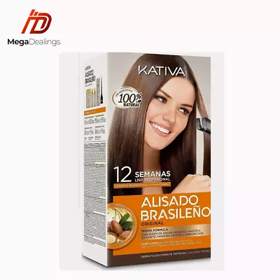 Kativa Keratin And Argan Oil Brazilian Straightening Kit • £21.99