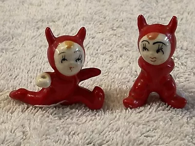 Vintage Little Devils Set Of Two Without Their Pitch Forks Japan • $19.99