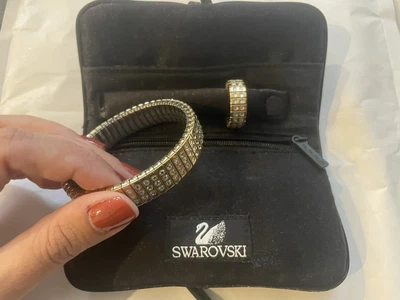 $68.47 • Buy Angelina Bracelet And Ring Set- Swarovski. Retired! Rare! 2001