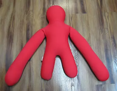 Mogu Red Long Arm Microbead Doll Pillow • $45