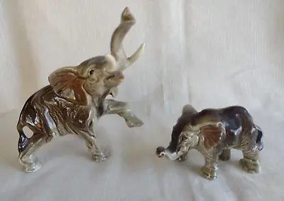 $79.99 • Buy Vintage 1950's Ceramic Arts Studio Tembo & Tembino Elephants Mother & Baby