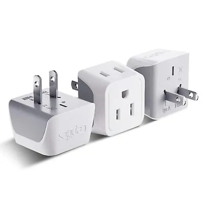 Ceptics USA To Japan Philippines Travel Adapter Plug - Type A (CT-6 3 Pk) • $12.99