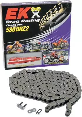 EK 530 DRZ2 Series Drag Racing Chain 170 Links Chrome • $180.61