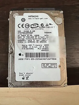 Hitachi 160GB 2.5  5400 RPM Laptop MacBook HDD • $6.99