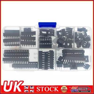 6 8 14 16 18 20 24 28Pin Integrated Circuit IC Chip Socket Set IC Sockets • £6.69