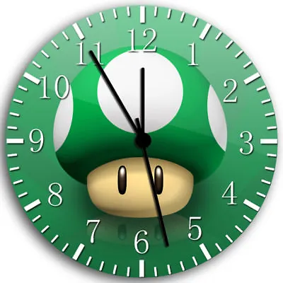 Super Mario Mushroom Frameless Borderless Wall Clock Nice Gifts Or Decor W163 • $22.95