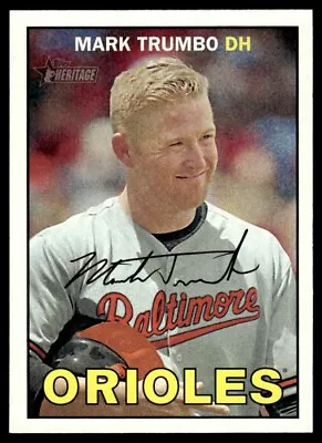 2016 Topps Heritage Mark Trumbo Auto Baltimore Orioles #72 • $2.99