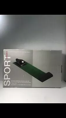 Indoor Golf Putting Green Golf Training Putting Mat Tracks With Auto Ball Return • $29.99