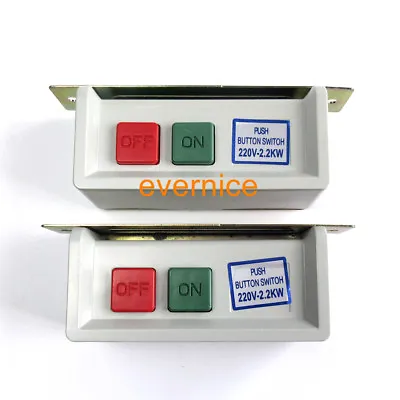 2 Push Button On & Off Switch For Industrial Sewing Machine Motor 220 Volt 110V • $10.08