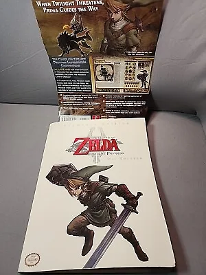 Legend Of Zelda Twilight Princess Wii Strategy Guide Premiere Edition + Poster!  • $24.50