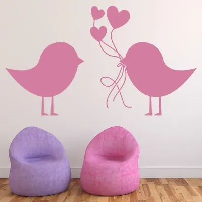 Love Birds Wall Sticker WS-18299 • £10.98