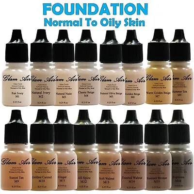 Glam Air Full Coverage Foundation Makeup Normal To Oily Skin 16 Shades • $9.95