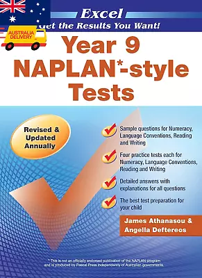 Excel Naplan-Style Tests Year 9 • $31.99