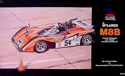 Accurate Miniatures #5004 1/24 McLaren M8B 1971 CAN-AM Racer Model Kit • $99.90