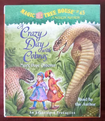 Magic Tree House Merlin Mission #45 A Crazy Day With Cobras Audiobook ~ New • $14