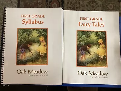 Oak Meadow Collection First Grade Syllabus Homeschool Fairy Tales Lot 2 • $49.99