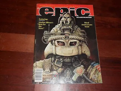 April 1982 Epic Illustrated – Marvel Magazine Of Fantasy & Science Fiction Comic • $6.22