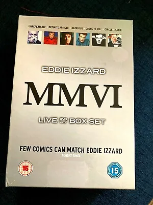 Eddie Izzard  DVD MMVI Unrepeatable Definite 6 Disc Box Set • £9.99