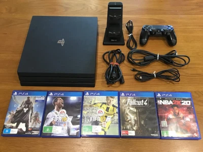 $319.99 • Buy PS4 Playstation 4 PRO Bundle - 1TB Console + Genuine Controller + 5 Games + Dock