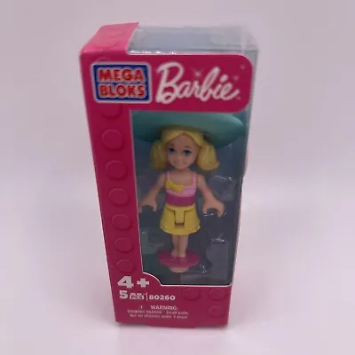Mega Bloks Barbie Collectible Figure Doll Blok Girl Toy 80260 Miniature 2.25”  • $8