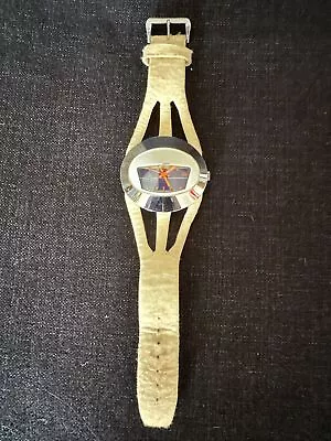 Orig. 1970s Spaceman Futuristic Mechanical Swiss Made Watch 1 ATM  “Works Great” • $9.99