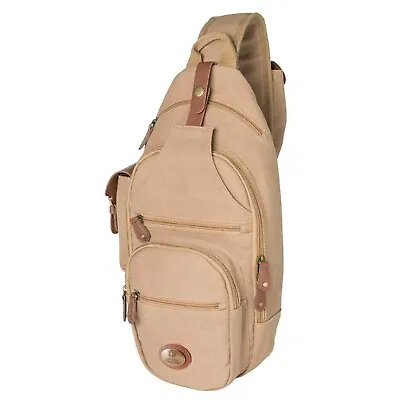 £24.99 • Buy Swiss Military Bags - Tan Canvas Travel Body Bag RRP £39