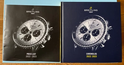 £7 • Buy Breitling Chronolog 2022 / 2023 Catalogue And Price List