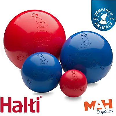 Halti Boomer Ball Indestructible Dog Toy Dog Ball Puppy Toy Choose Blue Or Red • £9.99