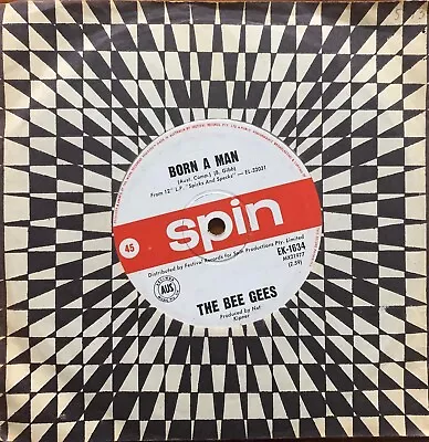 Bee Gees - Born A Man / Big Chance Rare 1969 Oz (& NZ) Only Spin 45 • $75