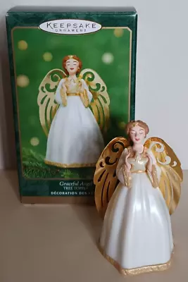Hallmark 2001 Graceful Angel Tree Topper Miniature; Price Tag Intact • $25