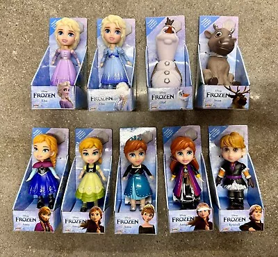 Disney Frozen Mini Poseable Action Figure Doll Olaf Elsa Anna Sven Lot 9 New • $64.99