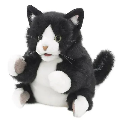 Folkmanis Tuxedo Kitten Hand Puppet • $21.99