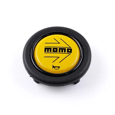 Momo Yellow&Black Arrow JDM Car Sport Steering Wheel Horn Button • $28.60