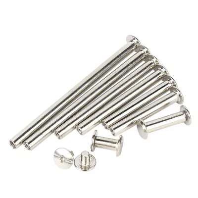 £1.19 • Buy 5mm Chicago Screws Rivets Album Book Binding Studs Nail Belt Rivet Nickel Plated