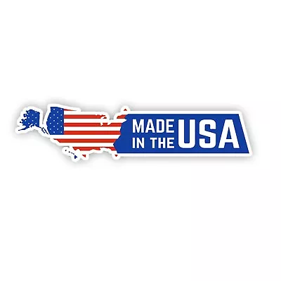 Made In The USA Sticker US Map Flag Decal Vinyl Made In America Car Stickers • $23.99