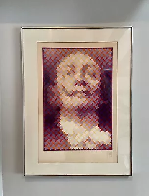 Faces Of Dali Limited Edition Silkscreen Jean-Pierre Vasarely YVARAL Framed • $1600