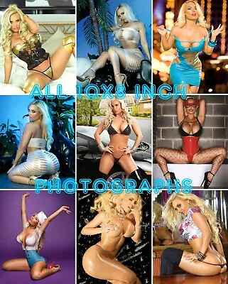 £1.39 • Buy Nicole Coco Austin - 10x8 Inch Photo's #m03 In PVC, Fishnets & Thigh Boots
