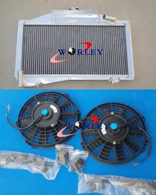 Aluminum Radiator + FAN For Morris Minor 1000 948 1098 1955-1971 MT 56 57 58 59 • $402.13