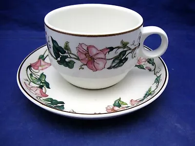 Villeroy & Boch Cup And Saucer Set Luxembourg - Morning Glories   Palermo  • $15