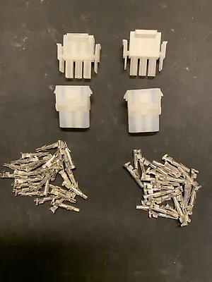 3 Pin Molex Connector Kit 2 Sets 14-20 AWG .084 Pins Arcade Pinball • $16.50