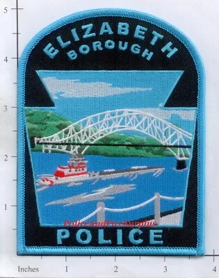 Pennsylvania - Elizabeth Borough PA Police Dept Patch • $3.99