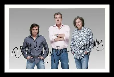 Top Gear - Richard Hammond & Jeremy Clarkson & James May Signed & Framed Photo • £19.99