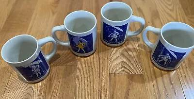 Morton Vintage Salt Umbrella Girl Coffee Mugs Cups  • $16