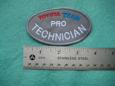 Toyota Team Pro Technician Patch Service Parts Dealer Uniform  Patch  • $9.99