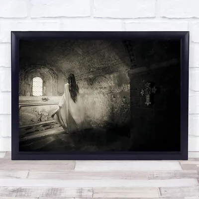 £74.99 • Buy But He Said Go Back To The World Mono Tombs Person Long Hair Wall Art Print