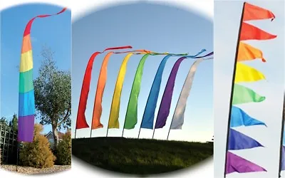 Spirit Of Air Festival Banner 3.75m Flag Kit With Pole & Ground Stake - Camping • £22.95