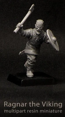 £8.99 • Buy Brother Vinni Miniatures Ragnar The Viking With Sword Axe And Shield