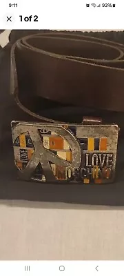 Vintage 90s Love Moschino  Belt And Original Bag.  • $40