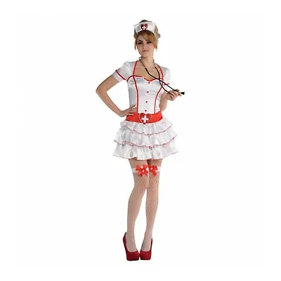 Nurse Outfits Women Costume Naughty Outfit Sexy Fancy Dress Uniform Halloween UK • £19.99