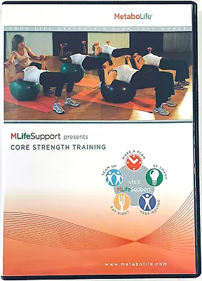 MetaboLife MLifeSupport Presents : CORE STRENGTH TRAINING  DVD • $4.37